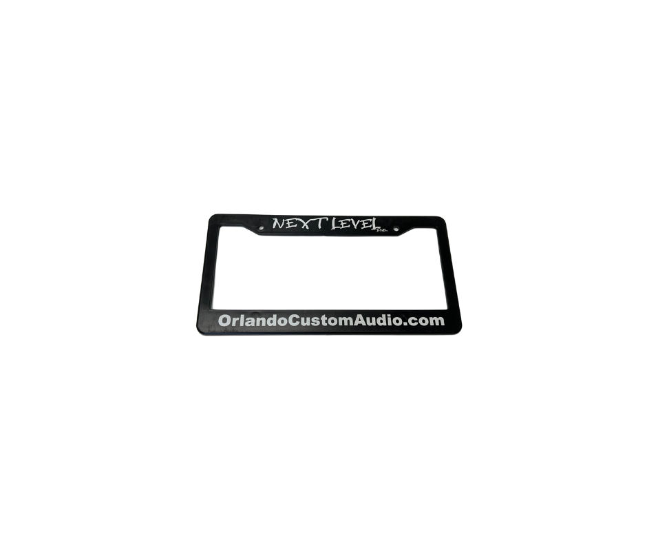 Next Level License Plate Cover Black