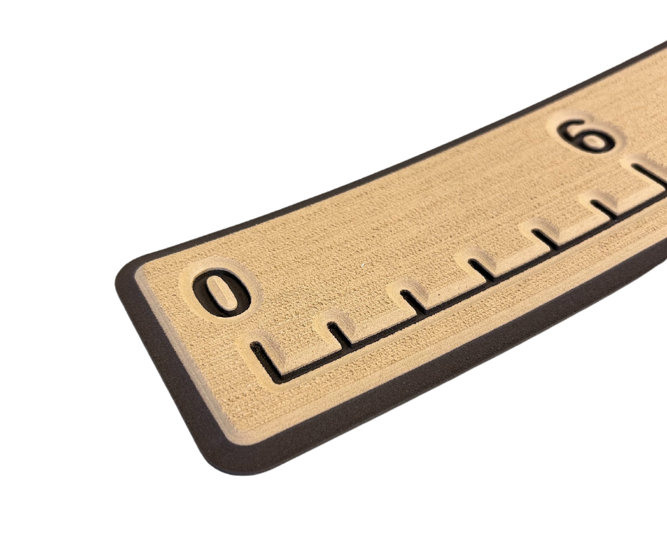 Next Level SeaDek® Fish Ruler Dune over Espresso