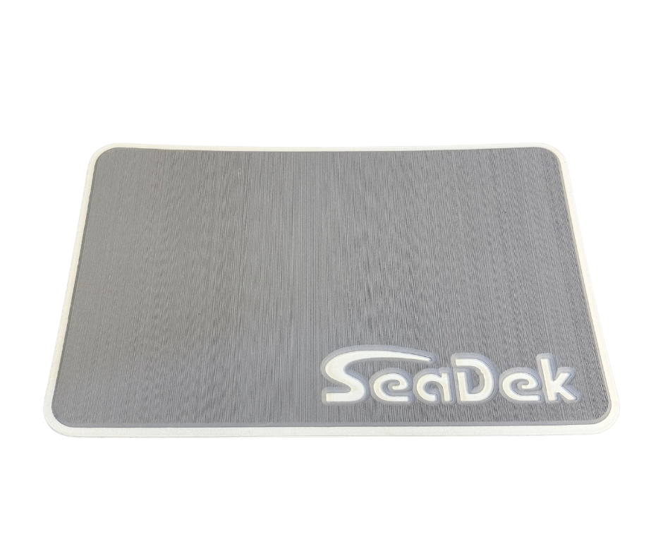 Next Level SeaDek® Cooler Pad Storm Gray over Cool Gray (SeaDek® Logo)