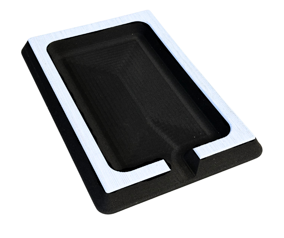 Next Level SeaDek® Dash Pad Cool Gray over Black 20mm
