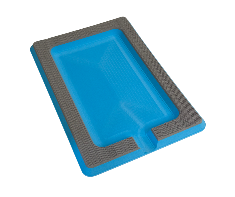 Next Level SeaDek® Dash Pad Storm Gray over Bahama Blue 13mm