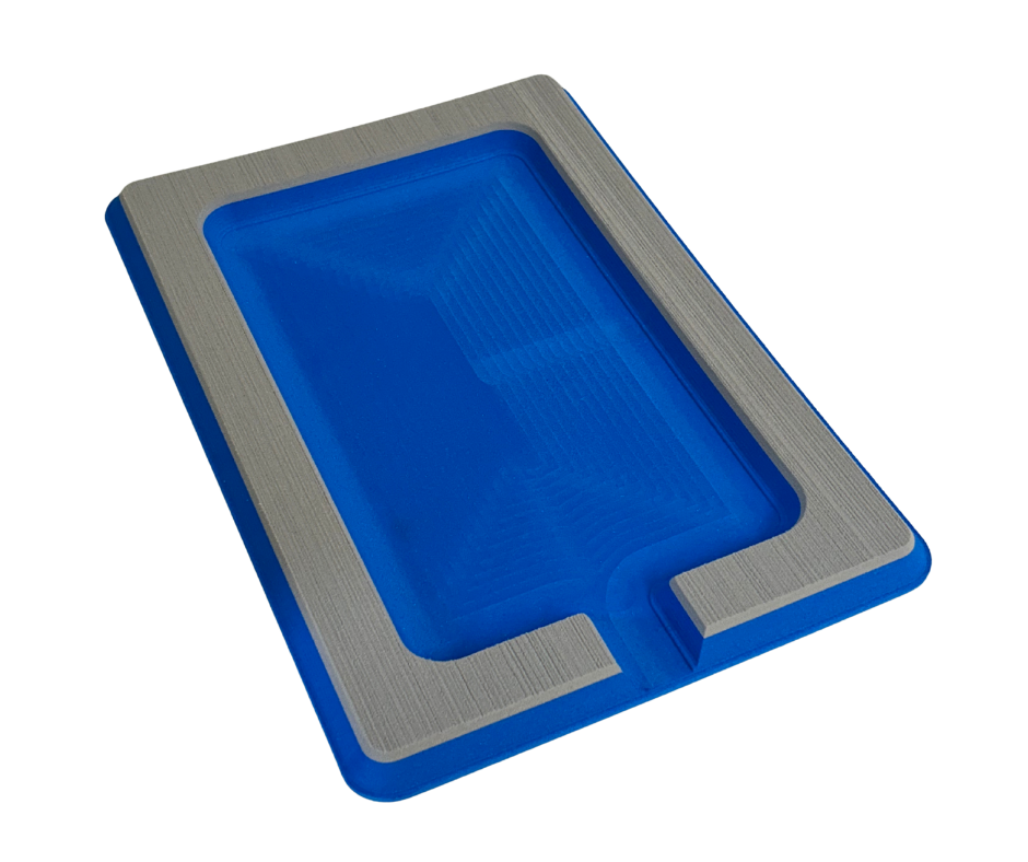 Next Level SeaDek® Dash Pad Storm Gray over Bimini Blue 13mm