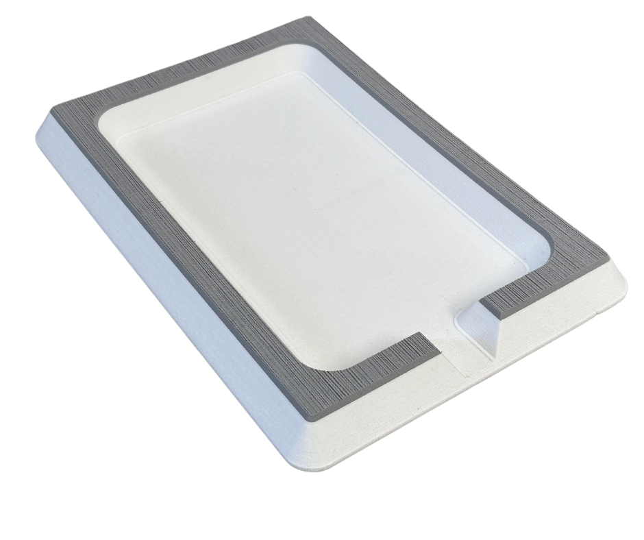 Next Level SeaDek® Dash Pad Storm Gray over White 20mm