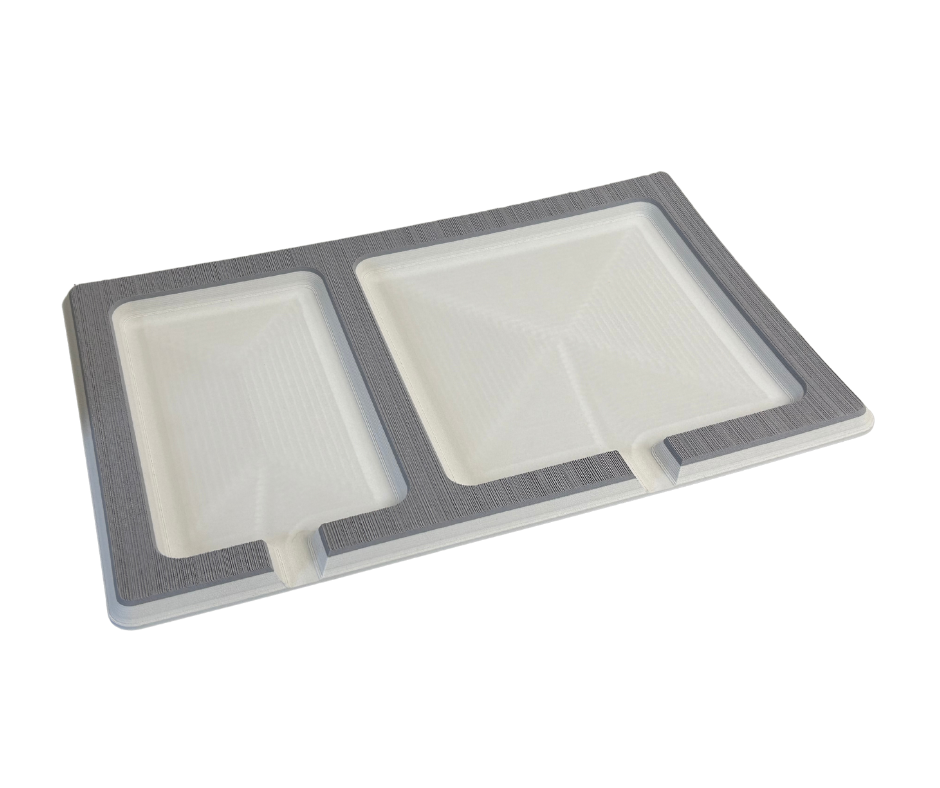 Next Level SeaDek® Double Dash Pad Storm Gray over Cool Gray 13mm