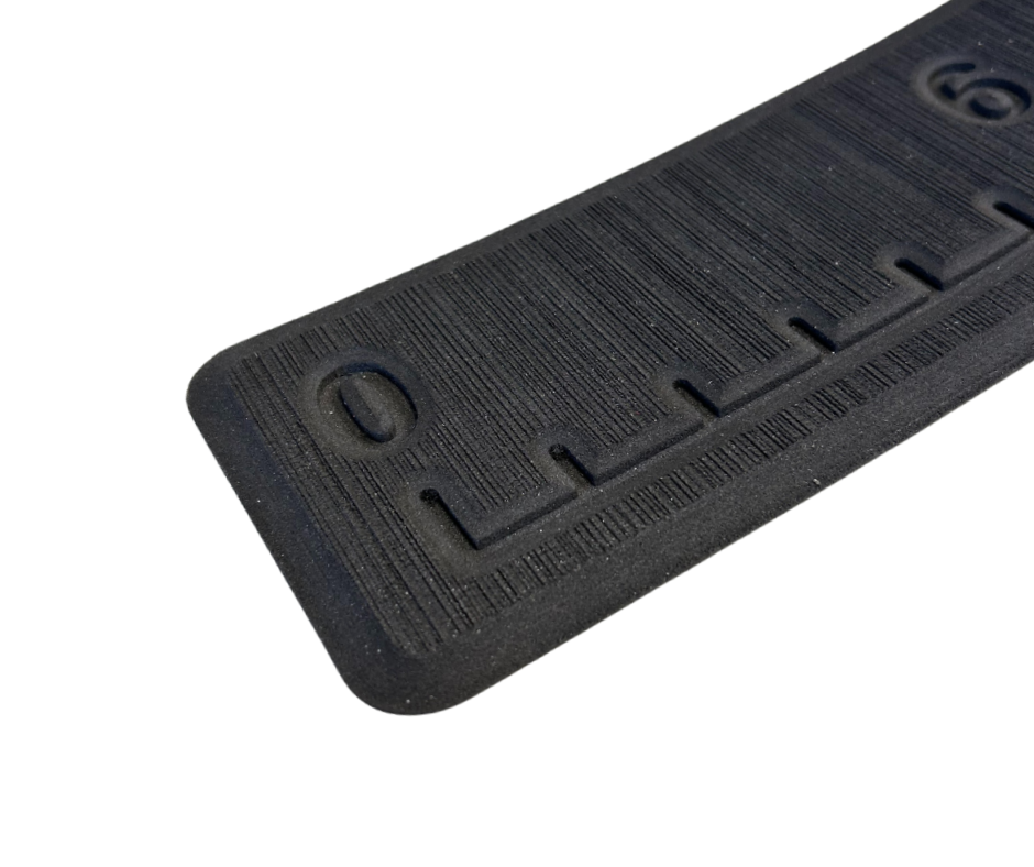 Next Level SeaDek® Fish Ruler Black over Black