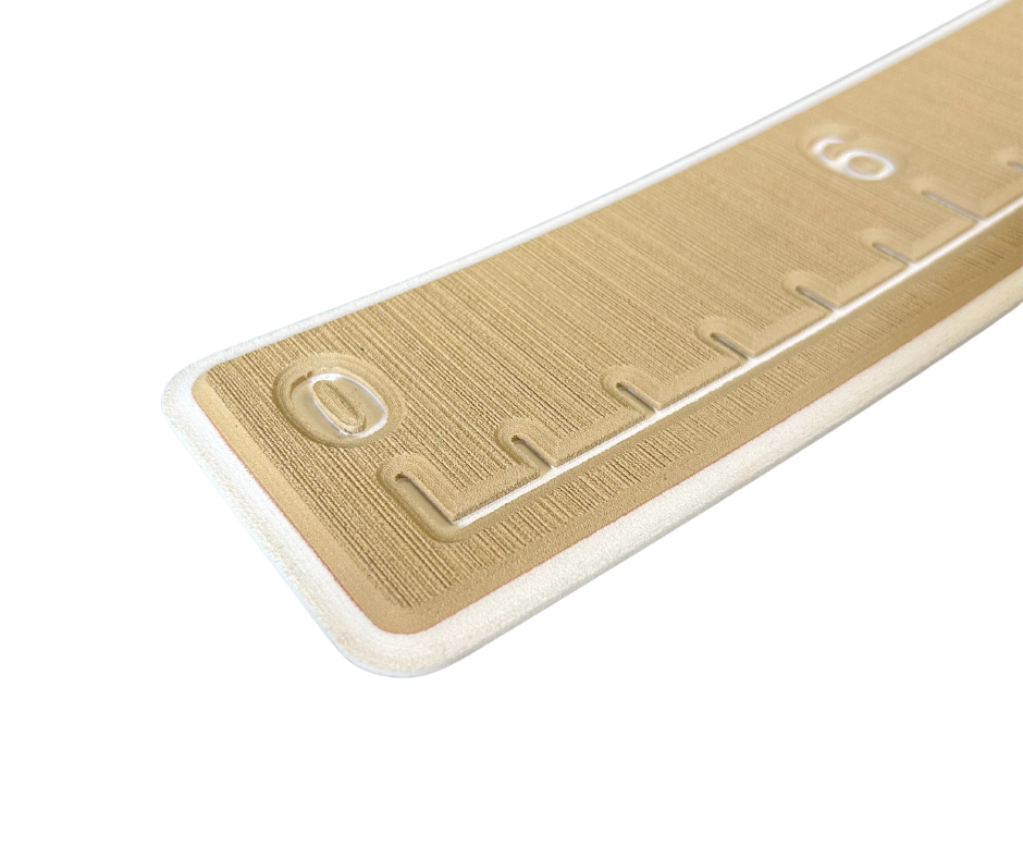 Next Level SeaDek® Fish Ruler Camel over Beach Sand