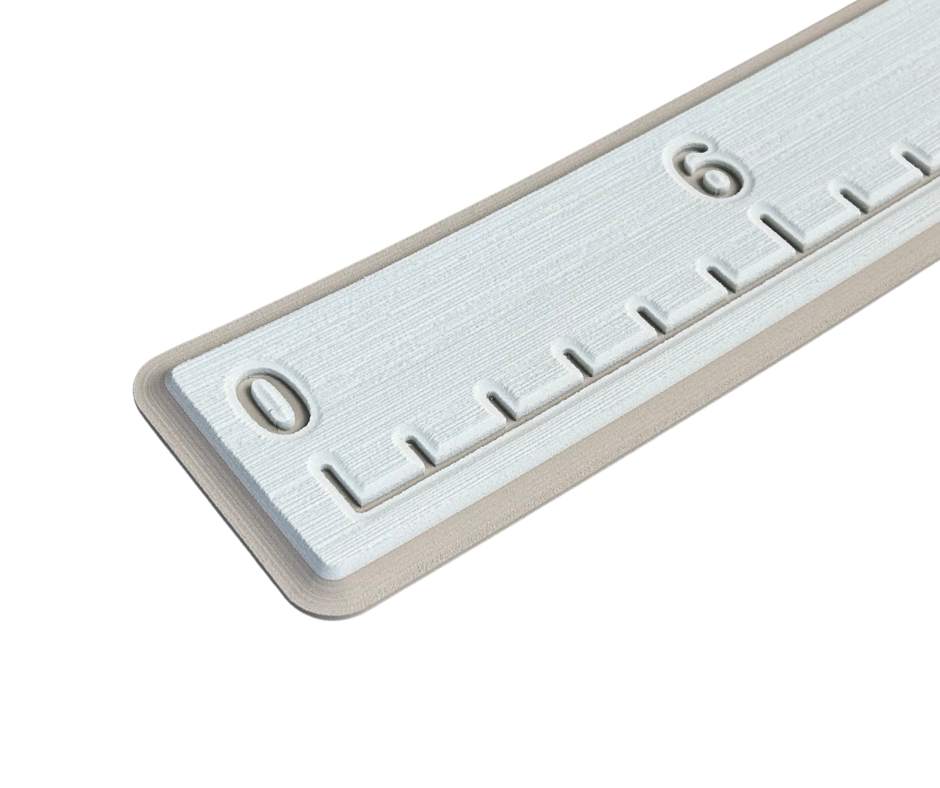 Next Level SeaDek® Fish Ruler Caribbean Blue over Cool Gray