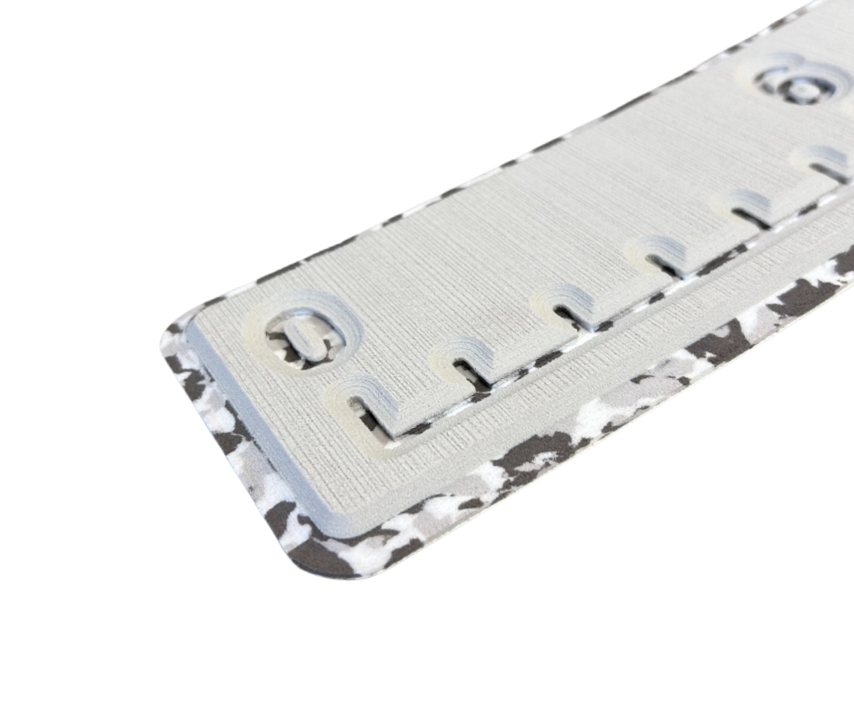 Next Level SeaDek® Fish Ruler Cool Gray over Snow Camo