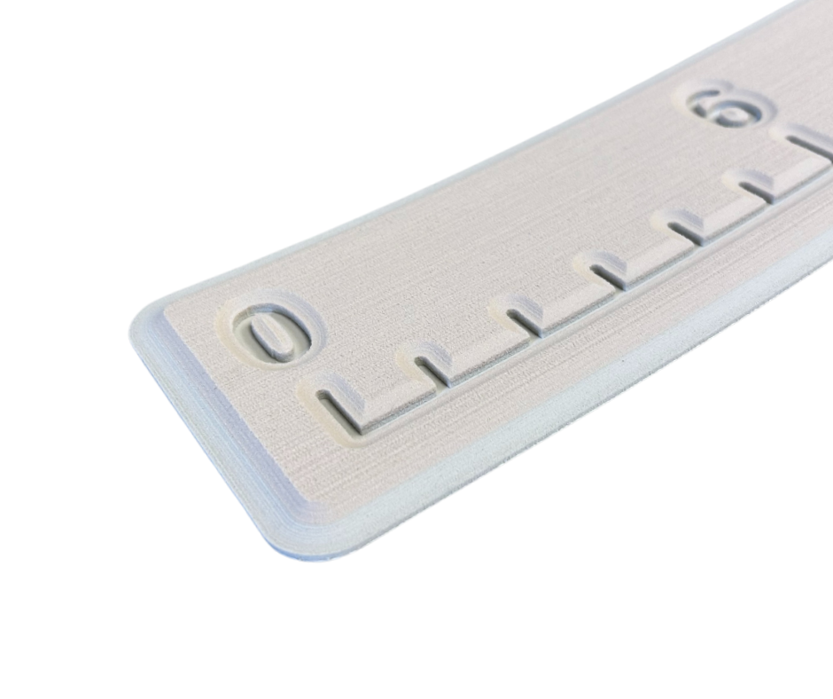 Next Level SeaDek® Fish Ruler Mica over Cool Gray