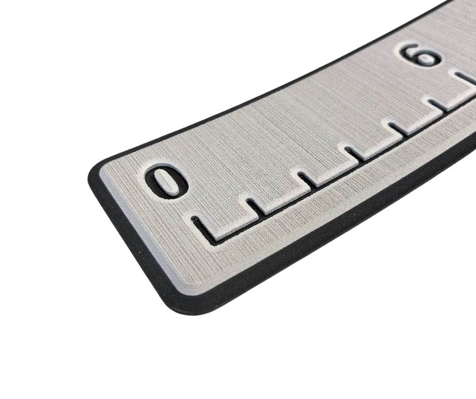 Next Level SeaDek® Fish Ruler Moonrock over Black