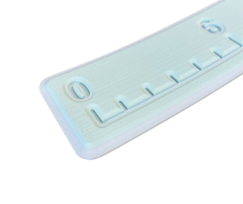 Next Level SeaDek® Fish Ruler Seafoam Green over Caribbean Blue