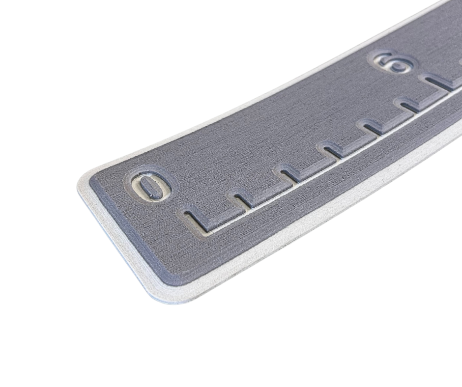 Next Level SeaDek® Fish Ruler torm Gray over Cool Gray