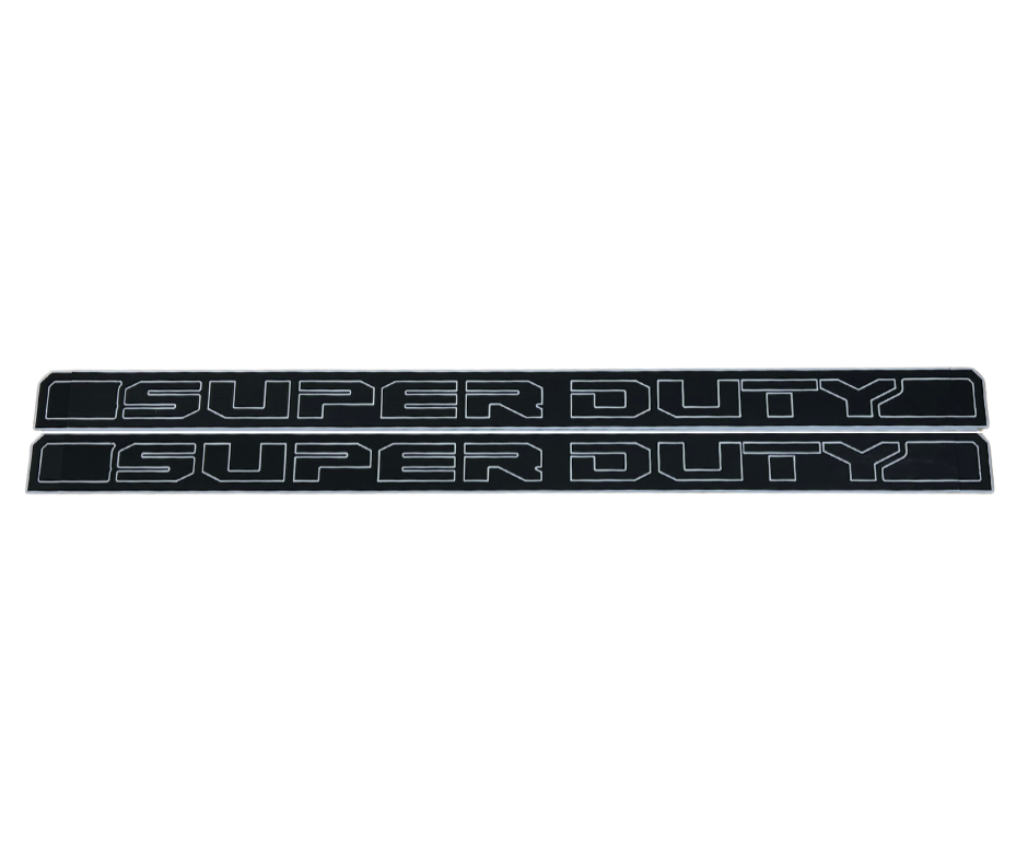 Next Level SeaDek® Truck Step Pad Black over Storm Gray Super Duty Logo
