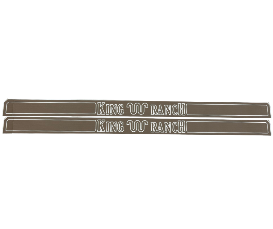 Next Level SeaDek® Truck Step Pad Cappuccino over Cream King Ranch Logo