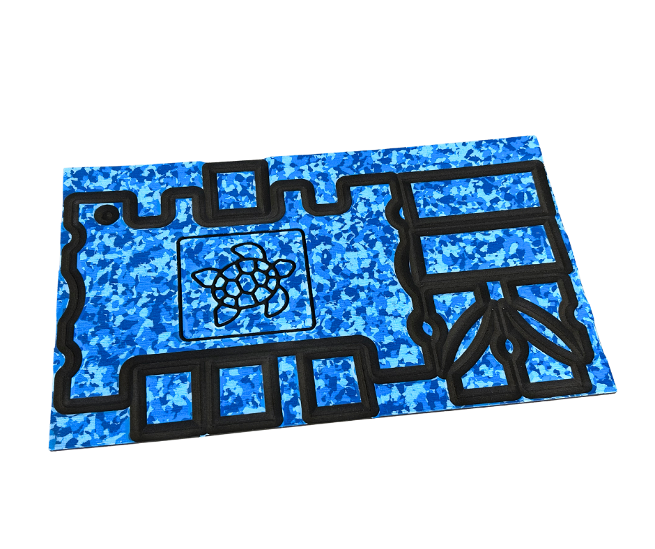 Next Level SeaDek® TurtleBox Kit Aqua Camo over Black (Turtle)