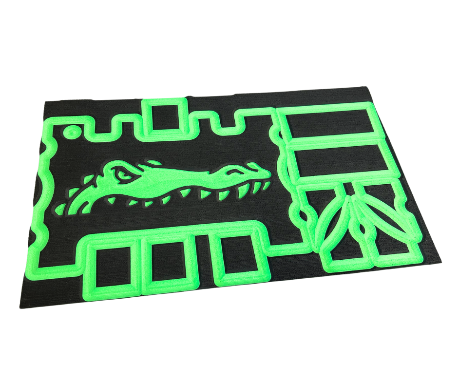 Next Level SeaDek® TurtleBox Kit Black over Island Green (Gator)