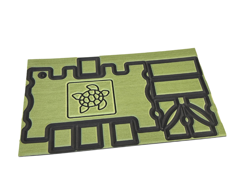 Next Level SeaDek® TurtleBox Kit Olive Green over Black (Turtle)