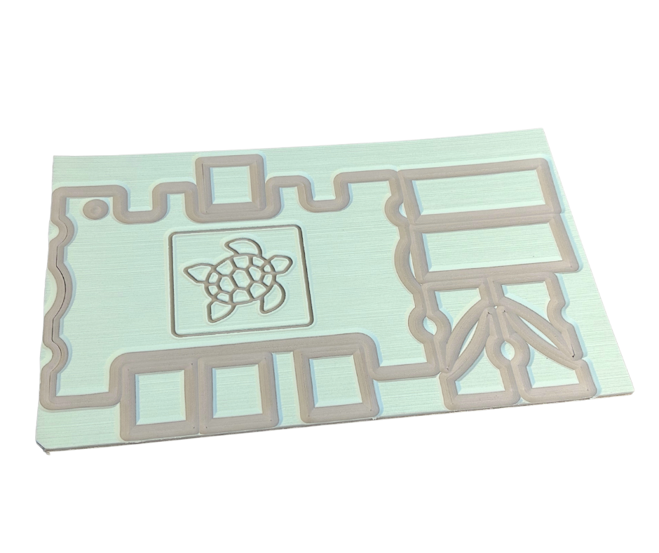 Next Level SeaDek® TurtleBox Kit Seafoam Green over Cool Gray (Turtle)