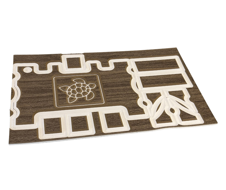 Next Level SeaDek® Turtle Box Kit Cappuccino over Mica (Laser)