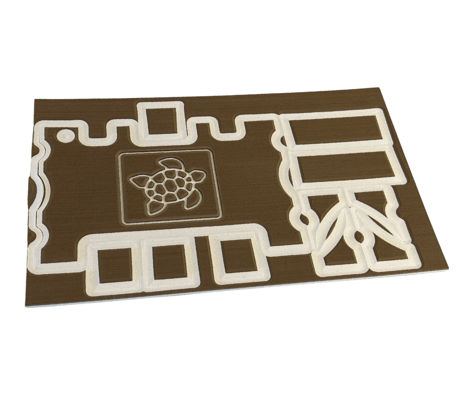 Next Level SeaDek® Turtle Box Kit Cappuccino over Mica (Turtle)