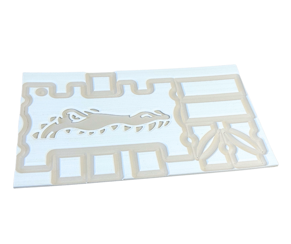 Next Level SeaDek® Turtle Box Kit Caribbean Blue over Cool Gray (Gator)