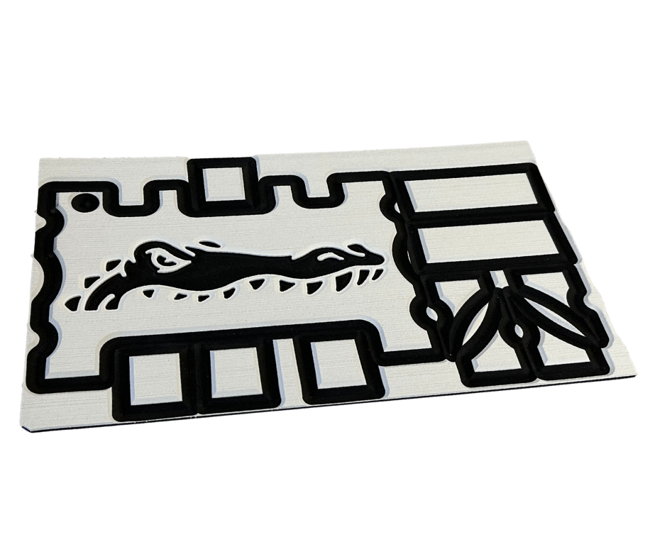 Next Level SeaDek® Turtle Box Kit Cool Gray over Black (Gator)