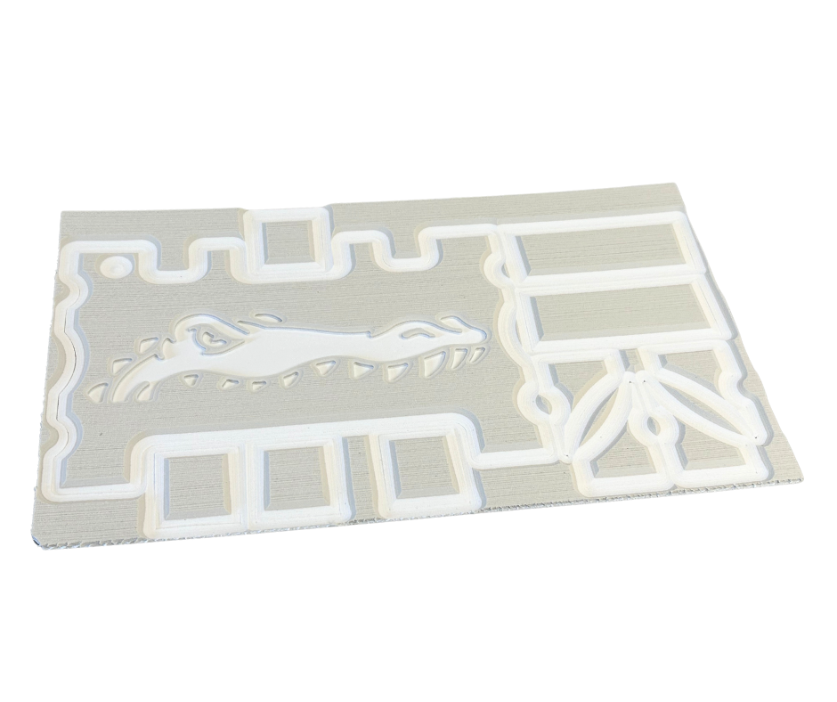 Next Level SeaDek® Turtle Box Kit Cool Gray over White (Gator)