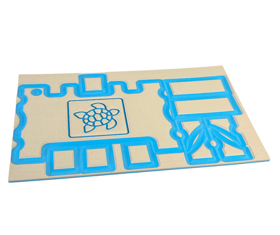 Next Level SeaDek® Turtle Box Kit Mica over Bahama Blue (Turtle)