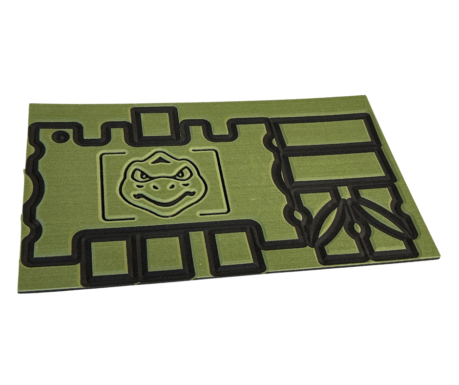 Next Level SeaDek® Turtle Box Kit Olive Green over Black (Turtle Head)