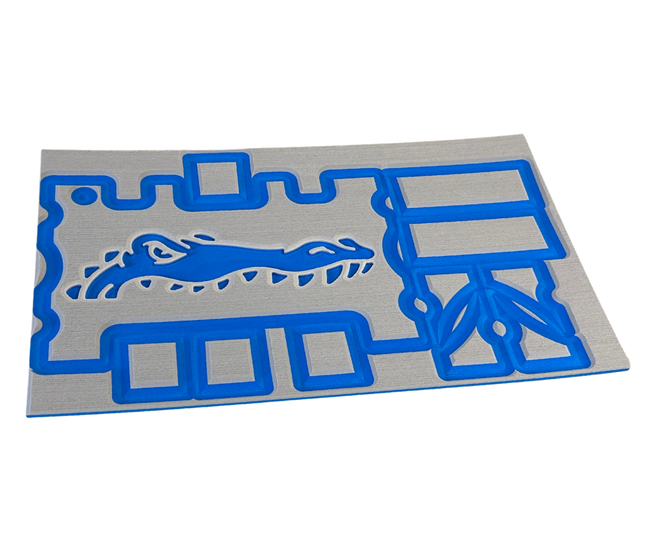 Next Level SeaDek® Turtle Box Kit Storm Gray over Bimini Blue (Gator)