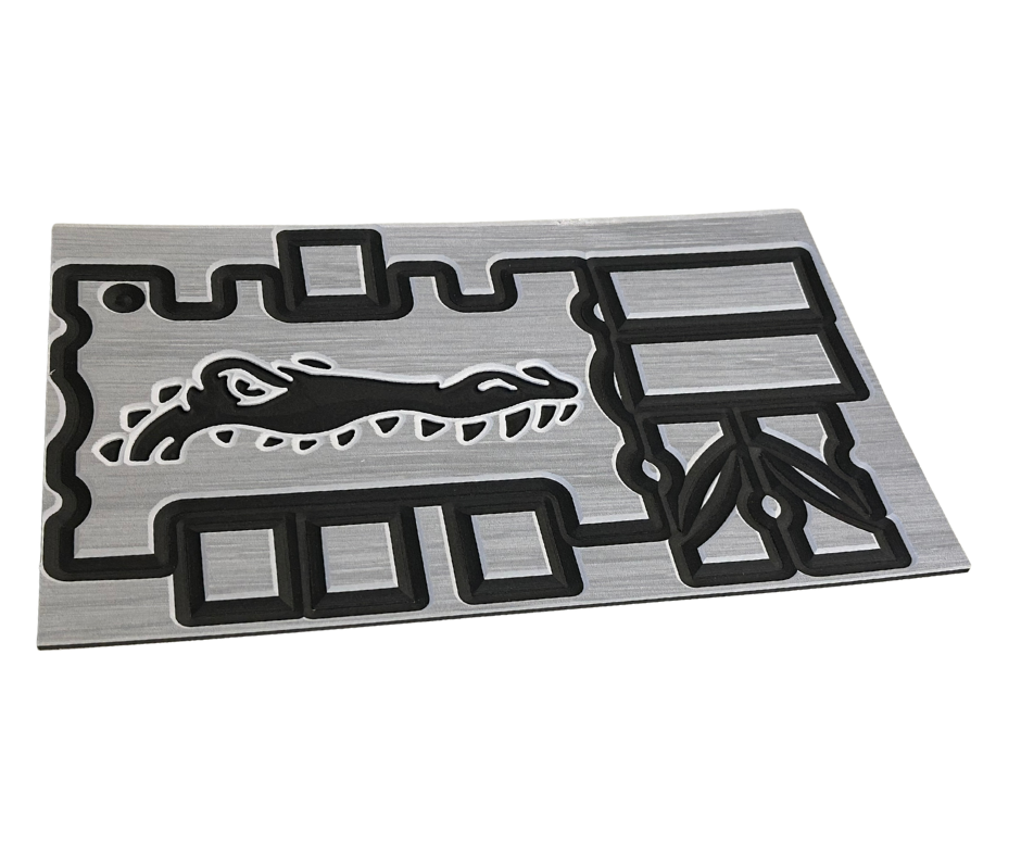 Next Level SeaDek® Turtle Box Kit Storm Gray over Black (Gator-Laser)