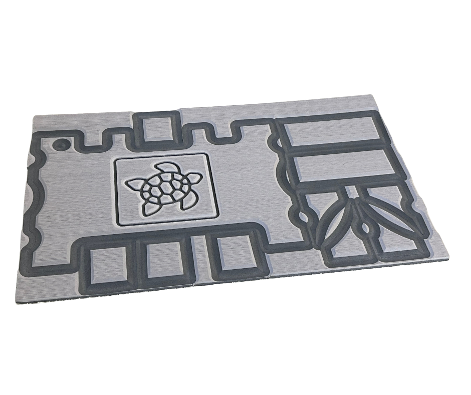 Next Level SeaDek® Turtle Box Kit Storm Gray over Dark Gray (Turtle)