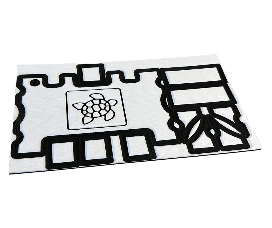 Next Level SeaDek® Turtle Box Kit White over Black (Turtle)