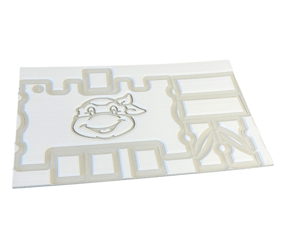 Next Level SeaDek® Turtle Box Kit White over Cool Gray (Ninja Turtle)