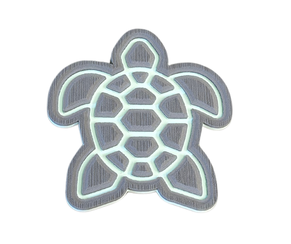 Next Level SeaDek® Turtle Storm Gray over Seafoam Green 2