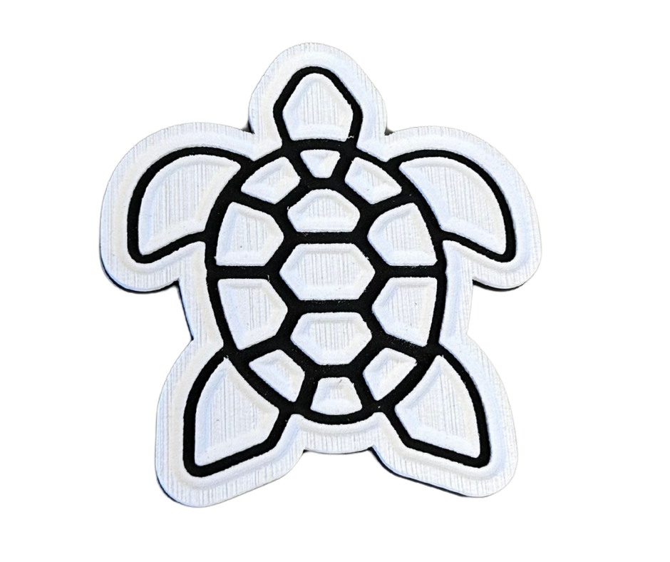 Next Level SeaDek® Turtle White over Black