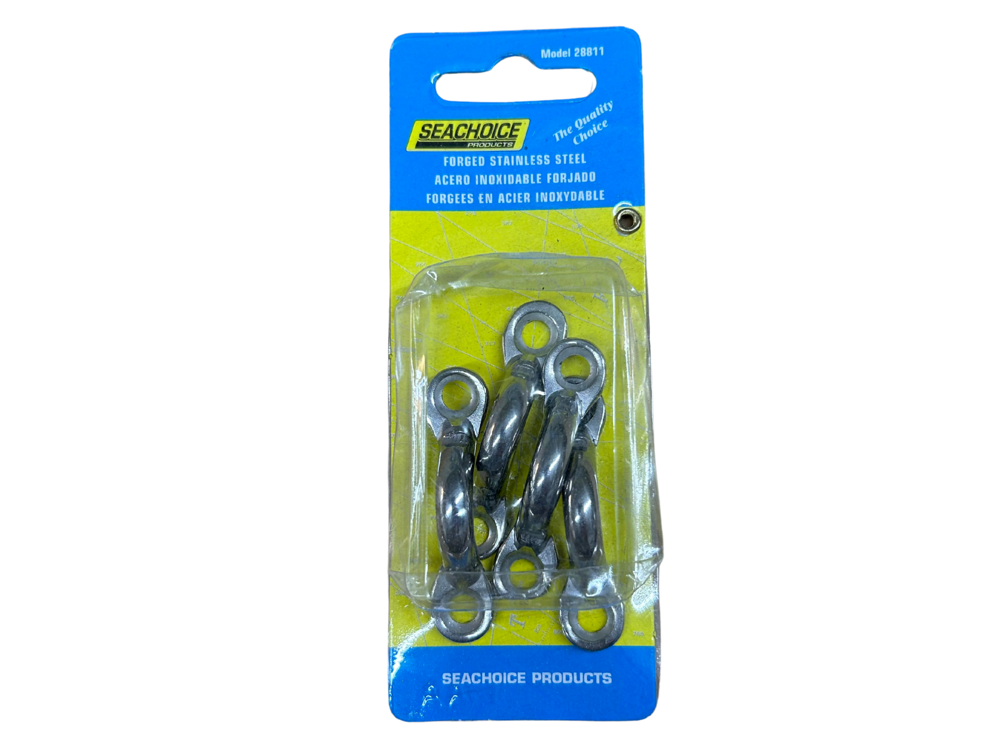 SEACHOICE Bimini Top Square Internal Eye Ends Pair SEACHOICE Bimini Top Square Internal Eye Ends Pair