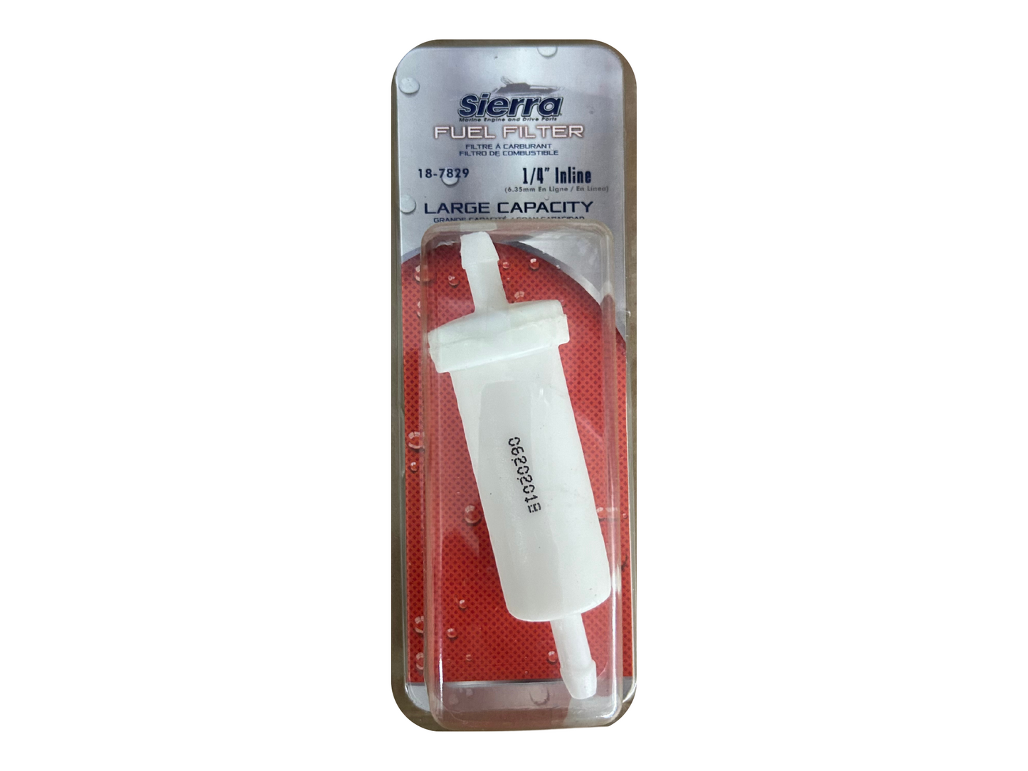 Sierra In-Line Fuel Filter 1/4"