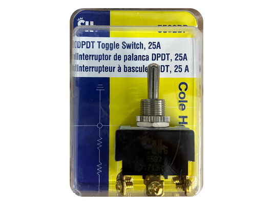 Cole Hersee DPDT Toggle Switch 25A