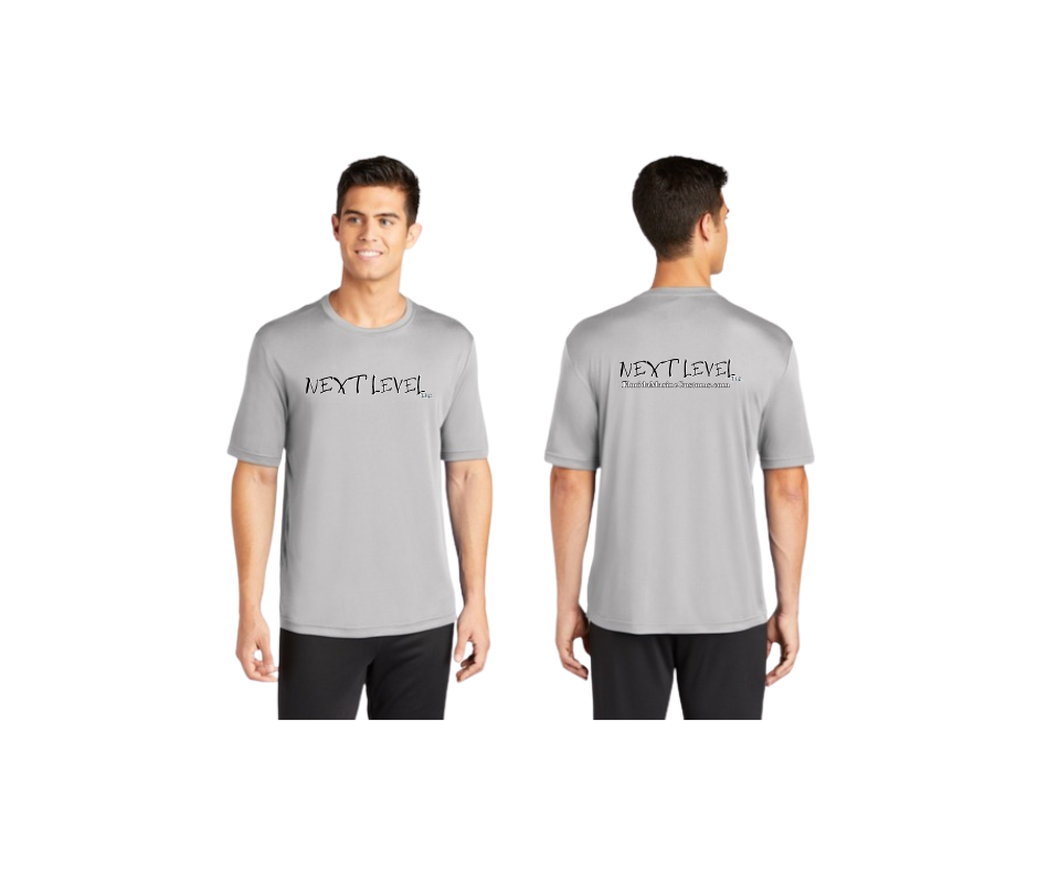 Next Level Florida Marine Custom T-Shirt Mens Black/White over Light Gray