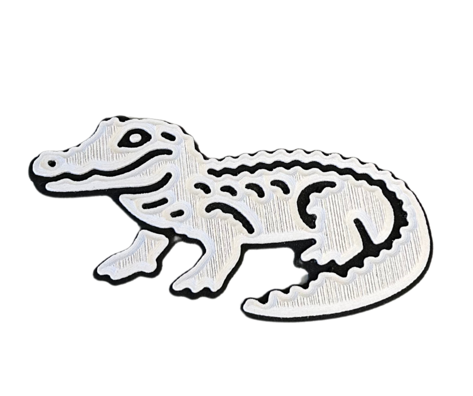 Next Level SeaDek® Alligator Cool Gray over Black