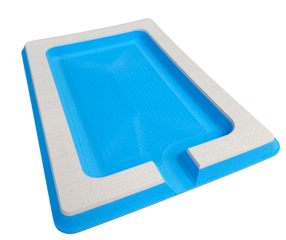 Next Level SeaDek® Dash Pad Cool Gray over Bahama Blue