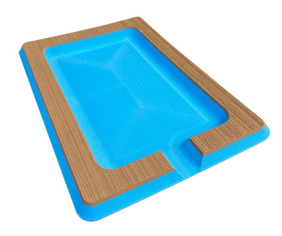 Next Level SeaDek® Dash Pad Mocha over Bahama Blue