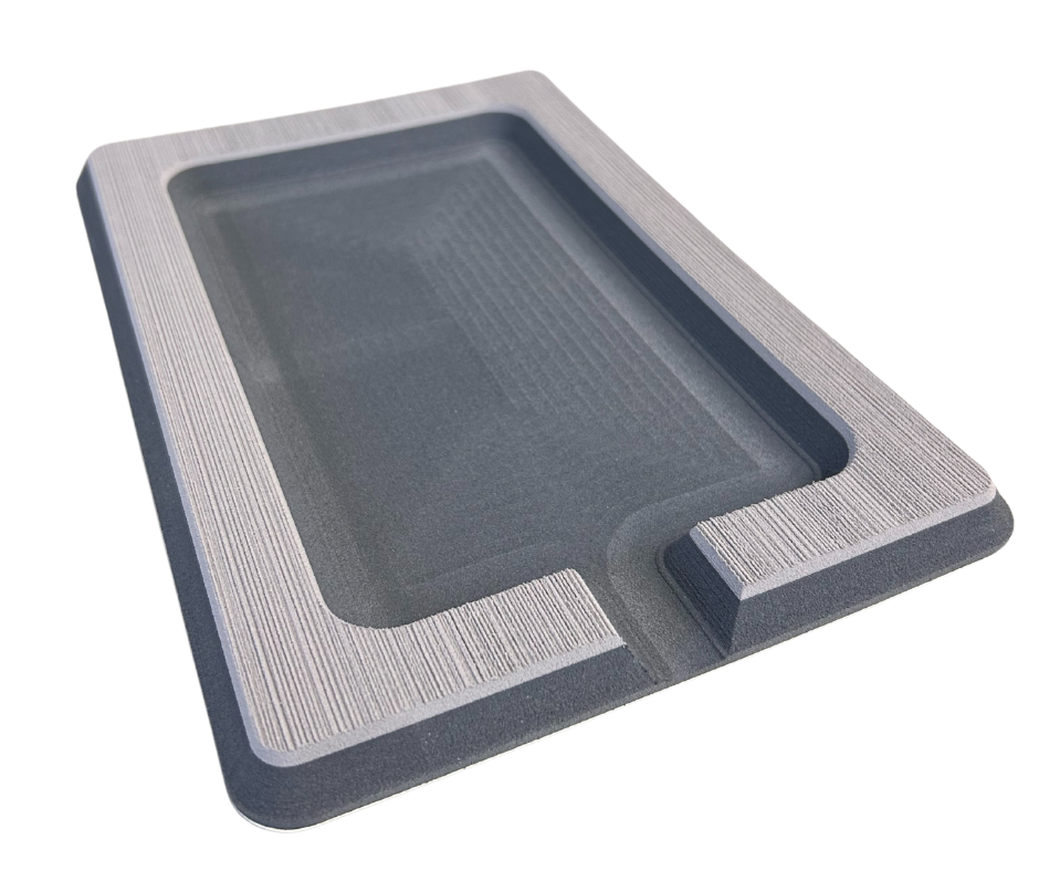 Next Level SeaDek® Dash Pad Storm Gray over Dark Gray