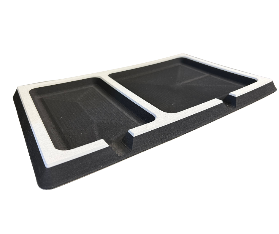 Next Level SeaDek® Double Dash Pad Cool Gray over Black