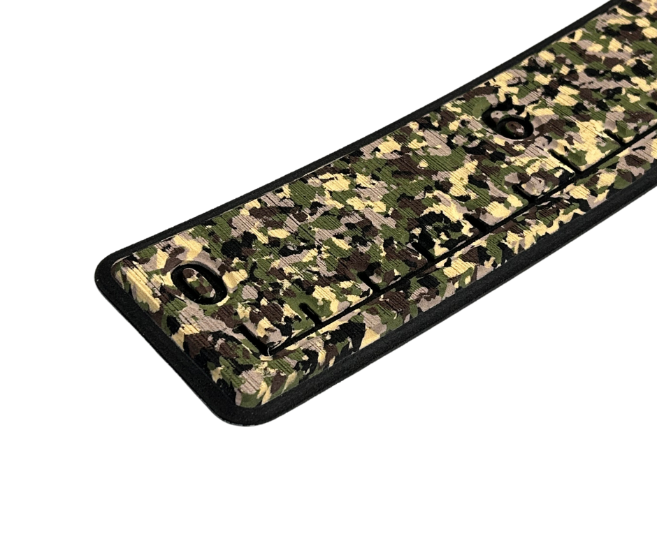 Next Level SeaDek® Fish Ruler Army Camo over Black