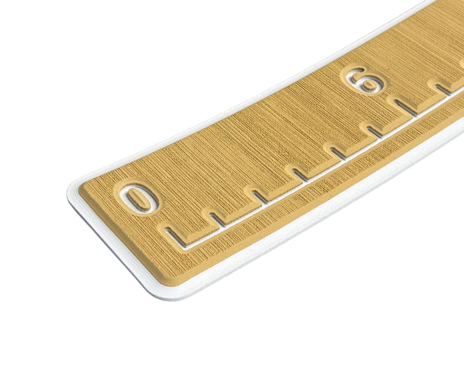 Next Level SeaDek® Fish Ruler Camel over White