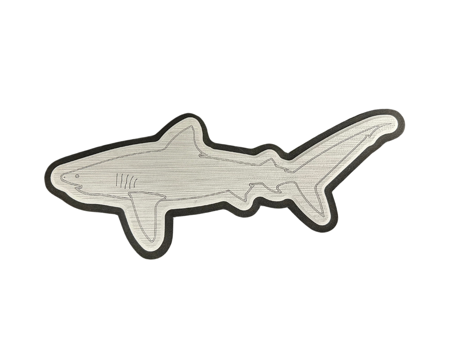 Next Level SeaDek® Shark Cool Gray over Black Laser