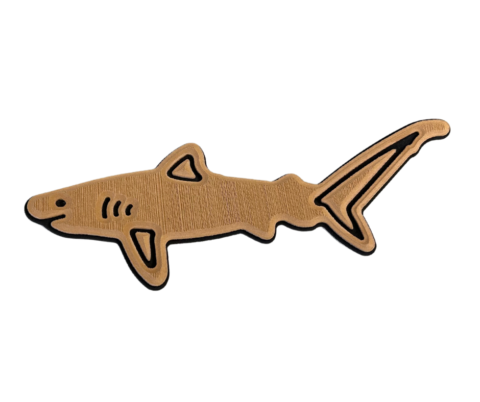Next Level SeaDek® Shark Mocha over Black