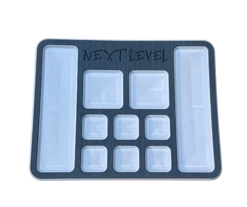 Next Level SeaDek® Tackle Pad Dark Gray over Storm Gray